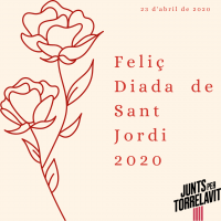 Feliç diada de Sant Jordi a totes les veïnes i veïns de Torrelavit